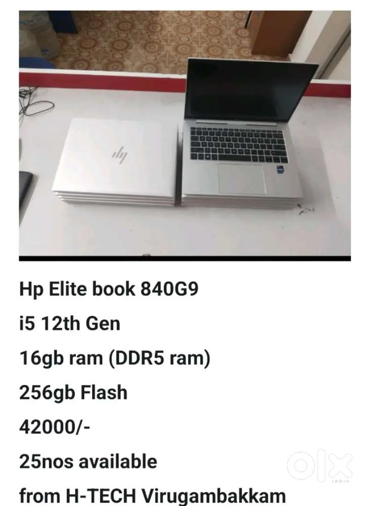 Dell HP Lenovo Corporate laptops 15k to 45k Budjet H-TECH Virugambakam