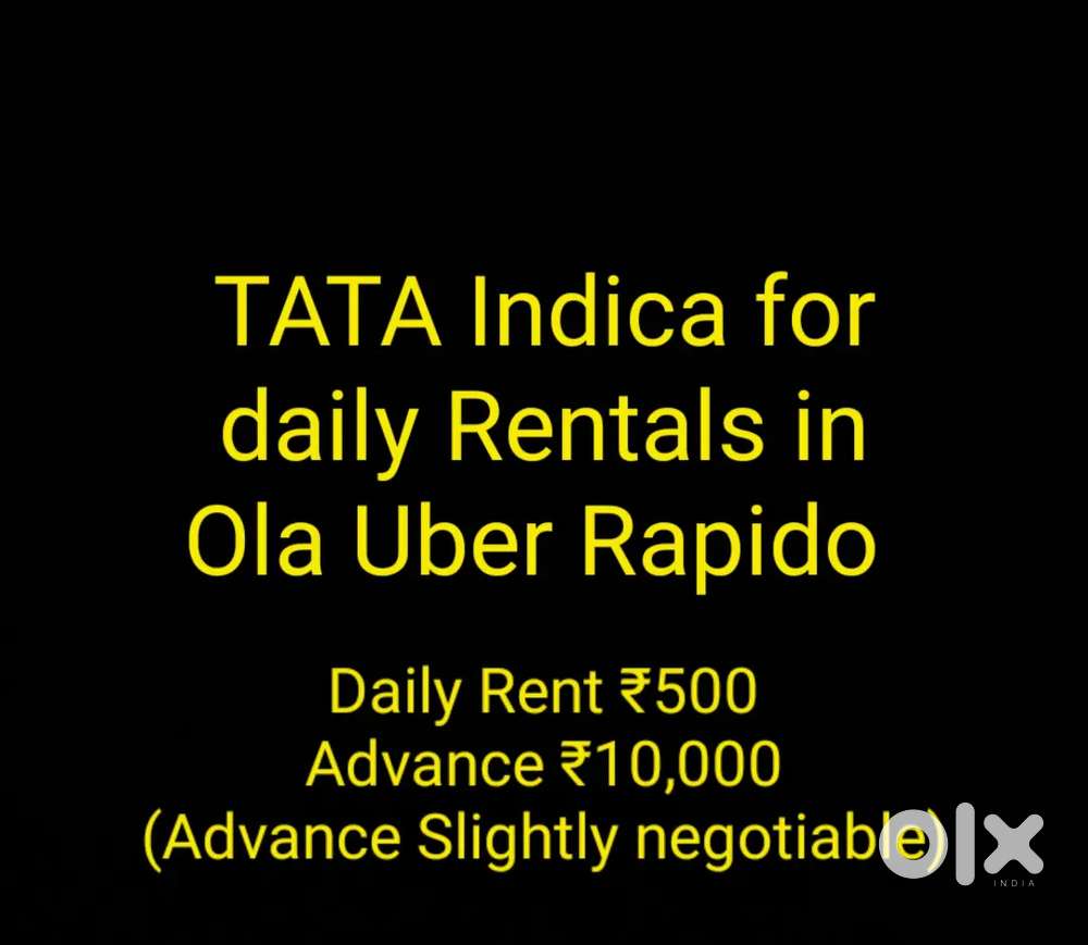 Tata Indica For Daily Rentals In Ola Uber Rapido Not Self Drive