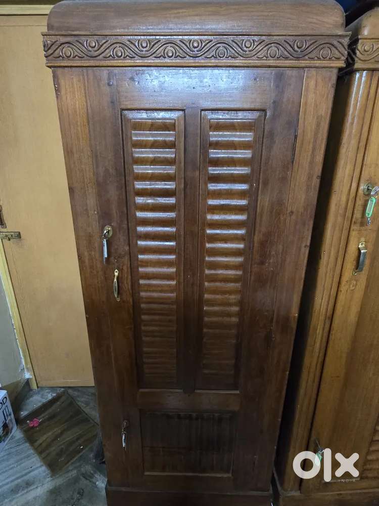 Teak Wood Antique single door shelf