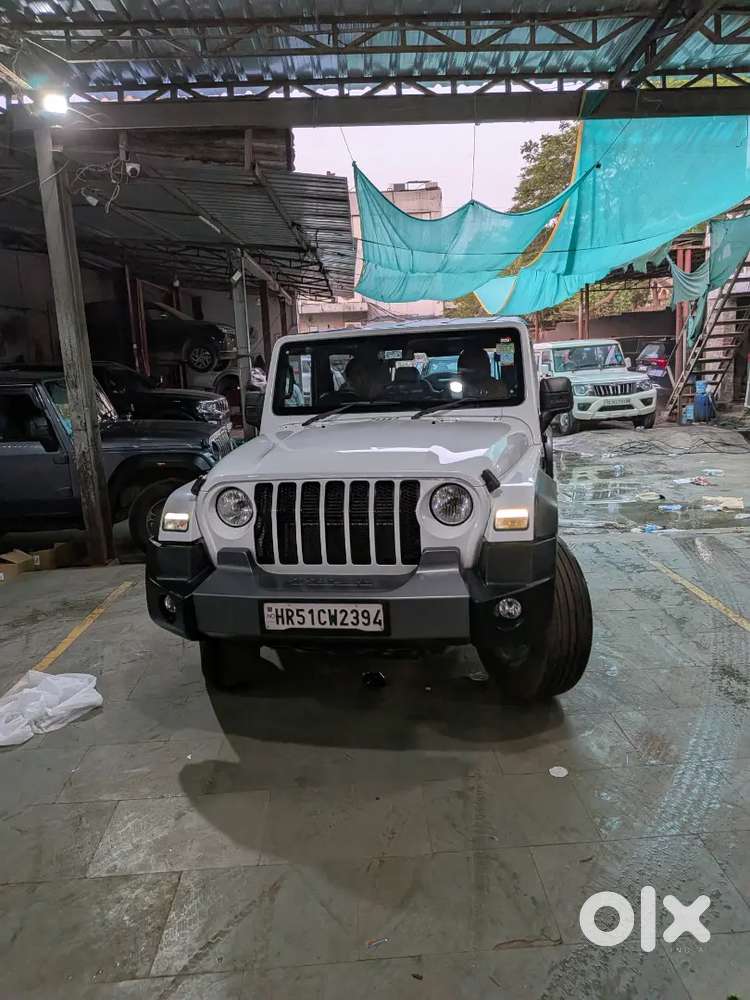 Mahindra Thar White Colour