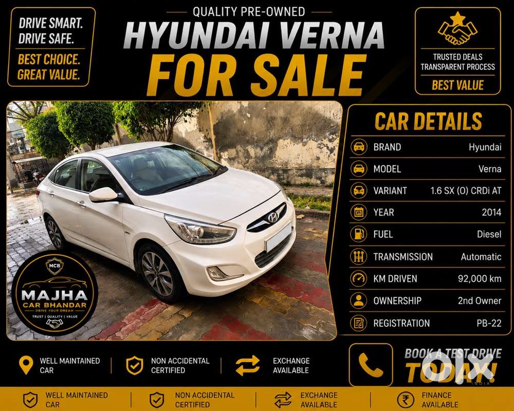 Hyundai Verna Diesel 2017 Car