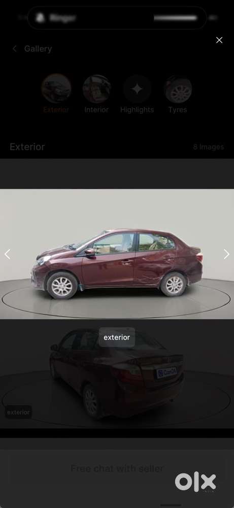Honda Amaze Petrol 2016