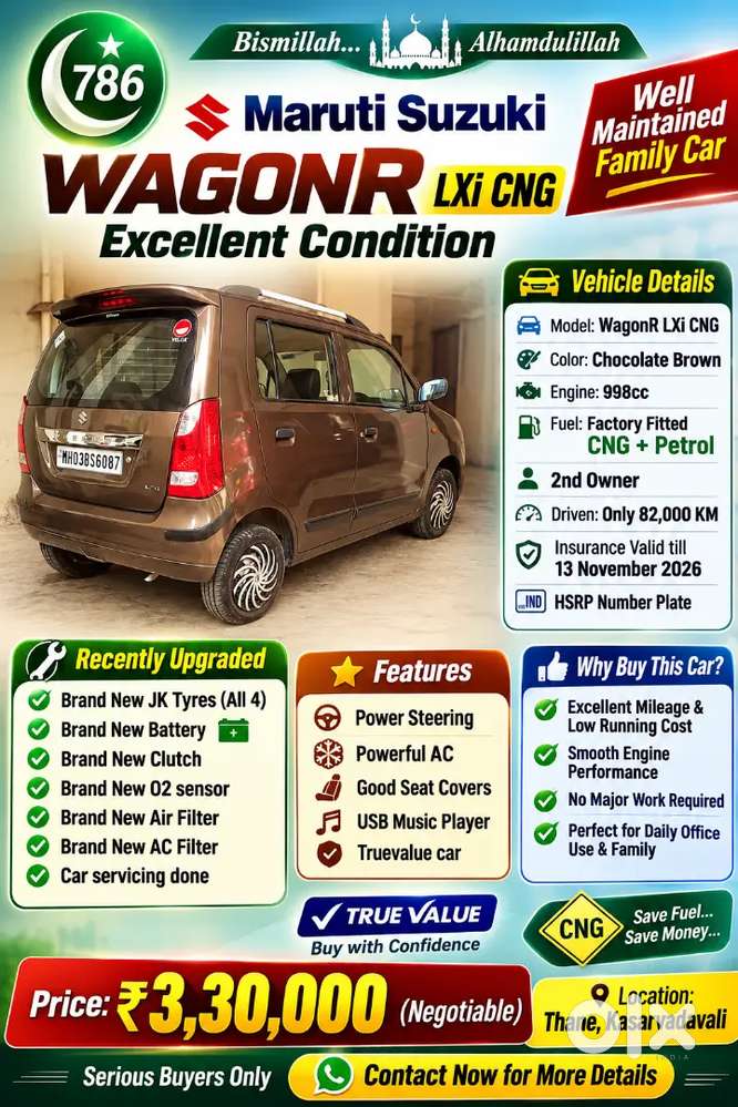 Maruti Suzuki Wagon R  Lxi Cng