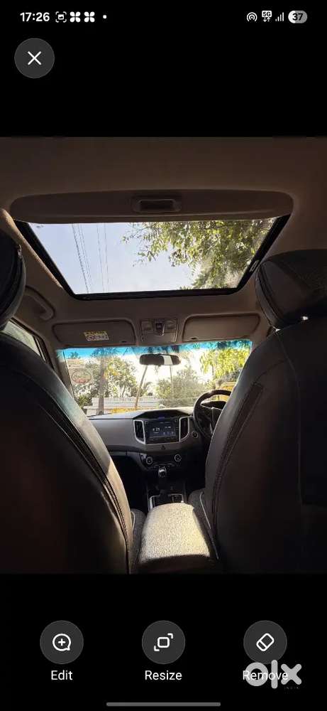 Hyundai Creta 1.6 Automatic Top And Sunroof.d.l Registration