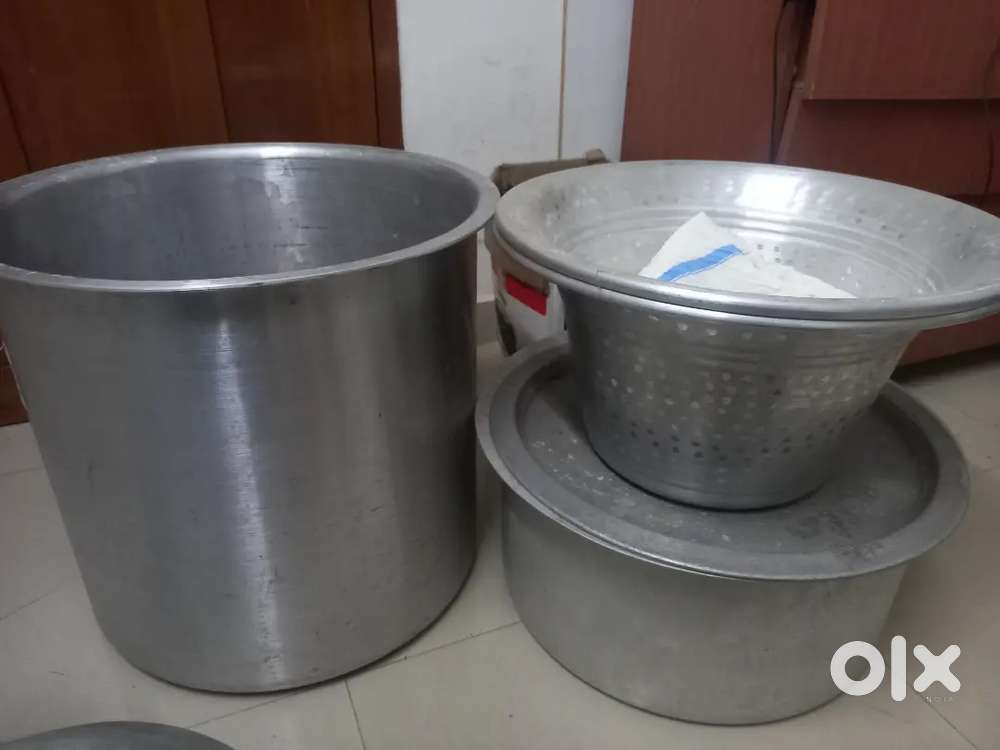 Aluminium Cooking Vessels &ndash; Full Set ₹6000