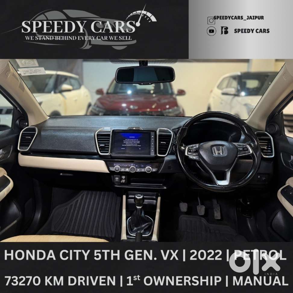 Honda City Vx Petrol Mt, 2022, Petrol