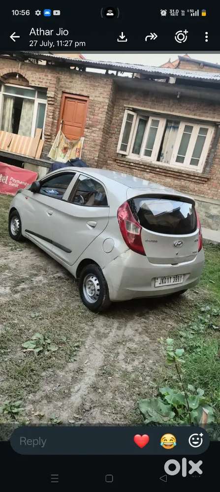 Hyundai Eon 2013 Manual Petrol With Recently Installed Lpg Kit