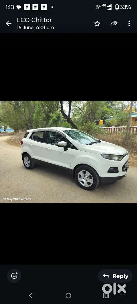Ford Ecosport 2014 Diesel 124300 Km Driven