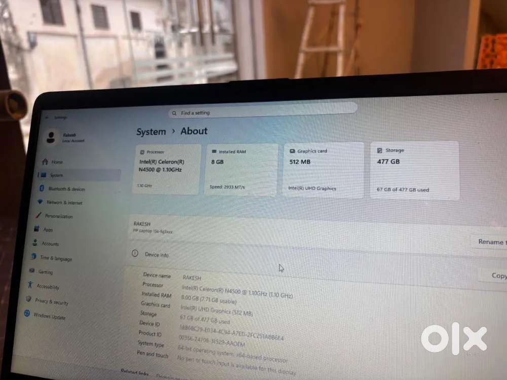 Hp laptop working condition