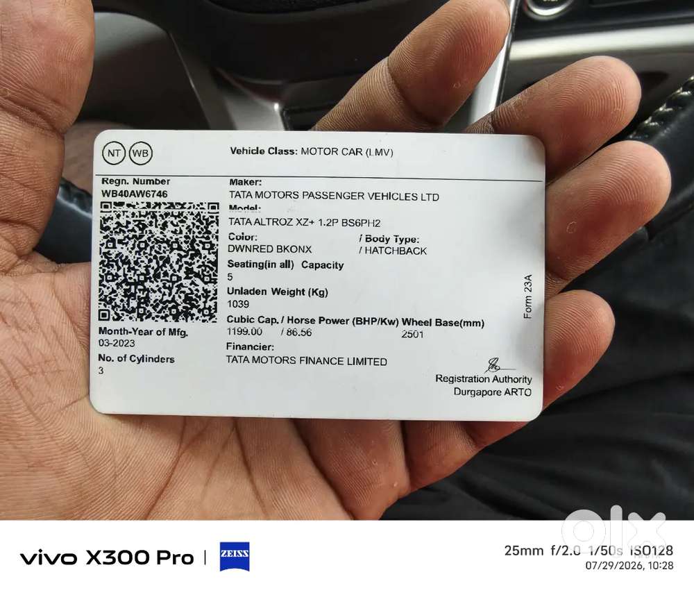 Tata Altroz Xz Plus 2023