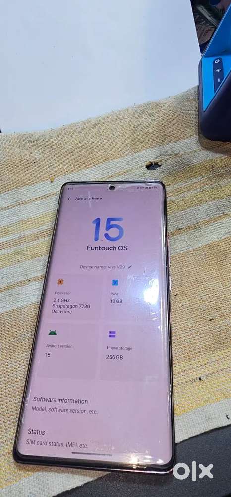 Vivo v 29 ( 1.7 months old ) ( 12gb 256)