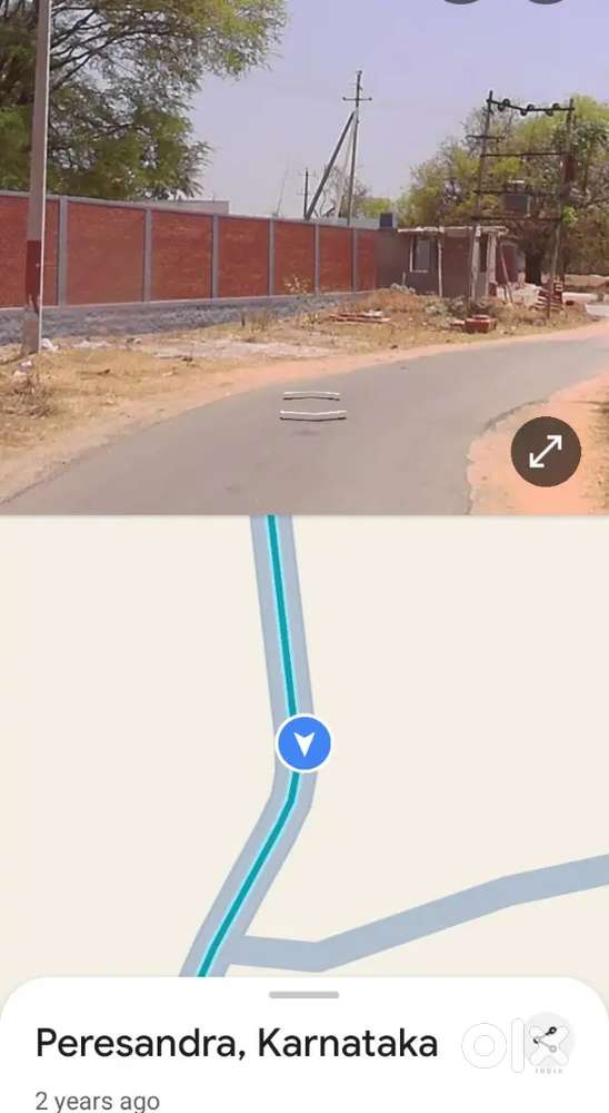 1200 sqft site for sale in peresandra near Esha foundation