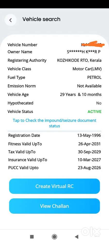Excellent Condition 800 Std.(rc Valid To 4/2031)