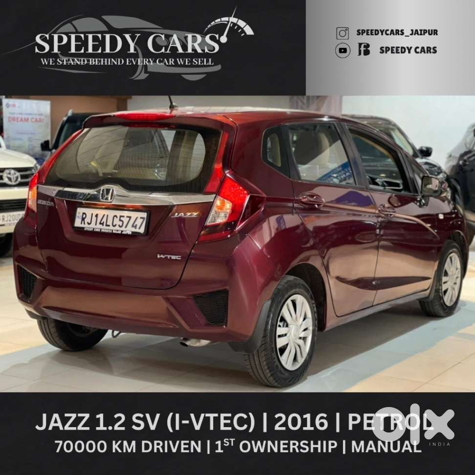 Honda Jazz 1.2 Sv I-vtec At, 2016, Petrol