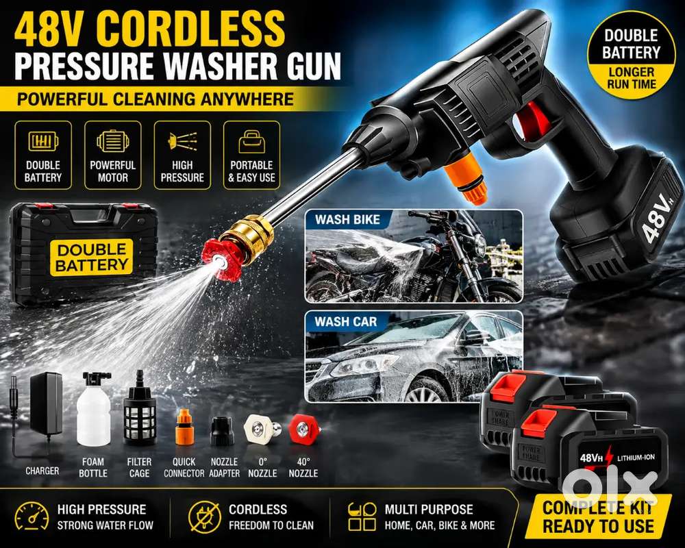 Wholesale Rate - Cordless Pressure Washer Double Battery