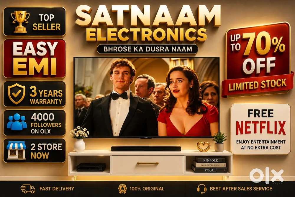70% OFF NEW BRAND LED TV 43 INCH ULTRA SLIM QLED TV WITH ONSITE WARRAN