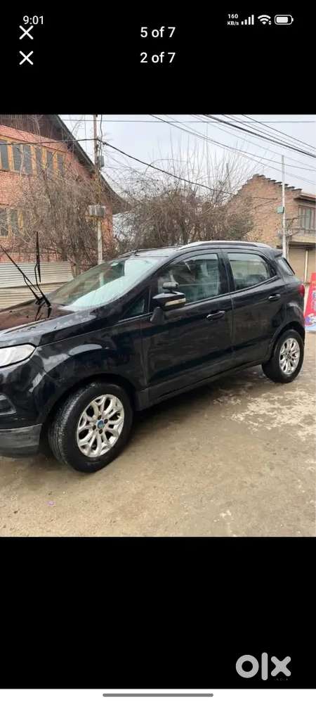 Black Ford Ecosport 2015 Diesel Well Maintained