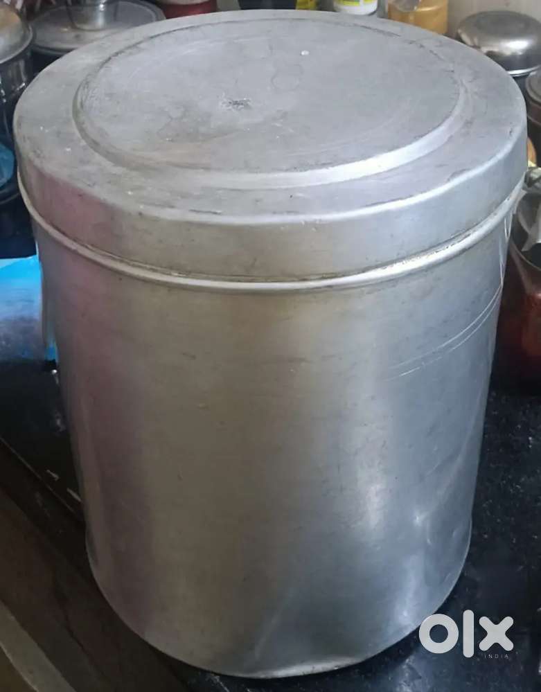 2 Heavy-Duty Aluminium Storage Container (Dabba) for Kitchen Items