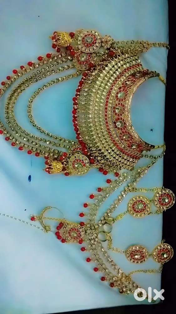 Gold Dulhan Set Olx Dulhan Set Necklaces Online Shopping Sale