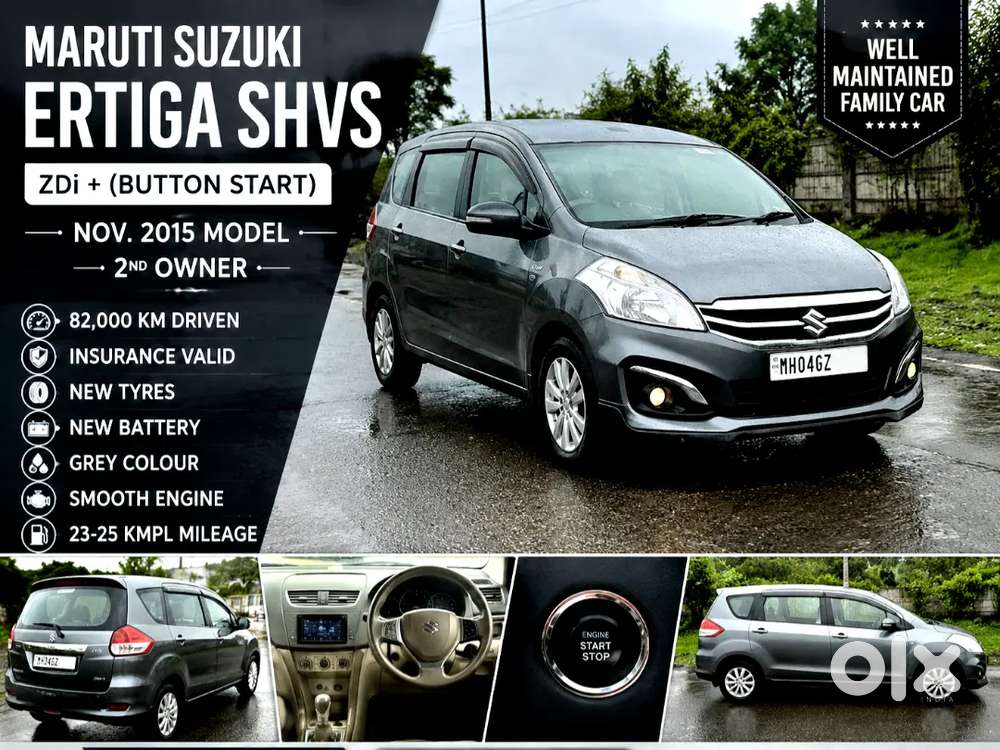 Maruti Suzuki Ertiga 2015 Diesel 82000 Km Driven