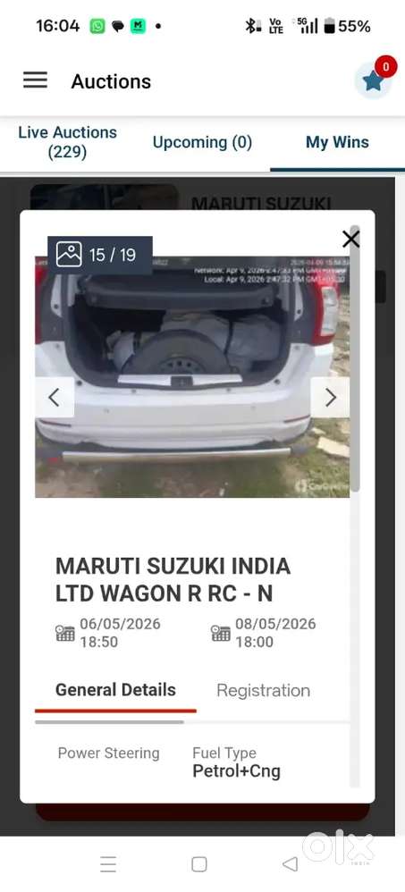 Maruti Suzuki Wagon R Flex Fuel 2022 Cng & Hybrids 10000 Km Driven