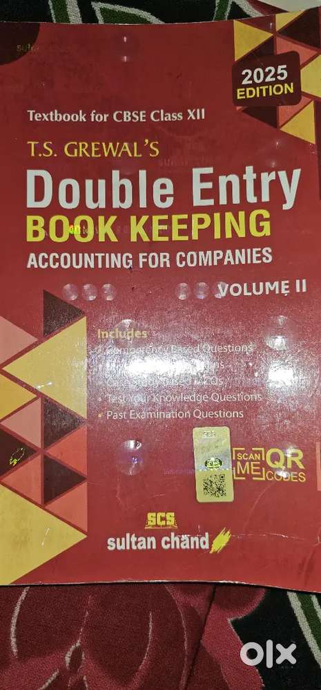 T.S. Grewal Double Entry Book Keeping Class 12 &ndash; 2025 Edition
