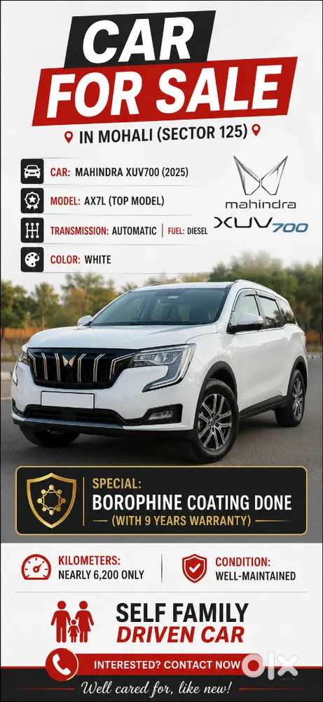 Mahindra Xuv700 Diesel At 2025 (7,000 Kilometers)