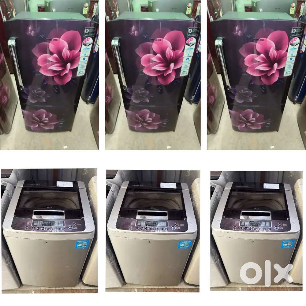 WASHING MACHINE = REFRIGERATOR ON RENT & SELL
