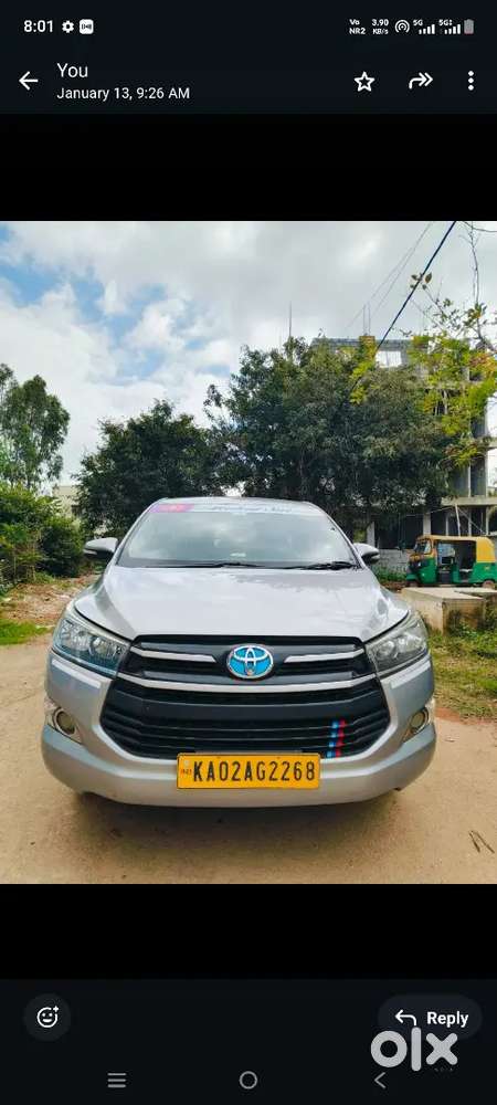 Toyota Innova Crysta 2017 Diesel Manual