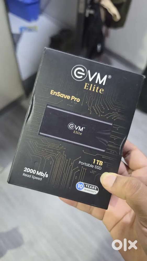 EVM Elite EnSave Pro 1TB USB 3.2 Gen 2 External SSD