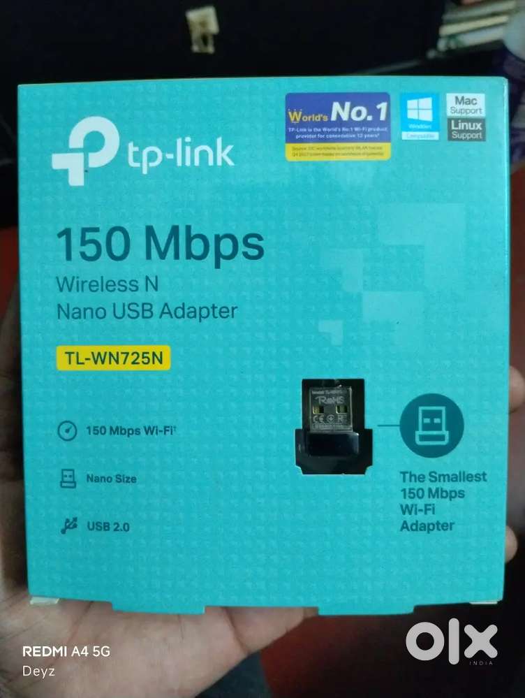 TP-Link 150Mbps Nano USB Wi-Fi Adapter (TL-WN725N) – New in Box