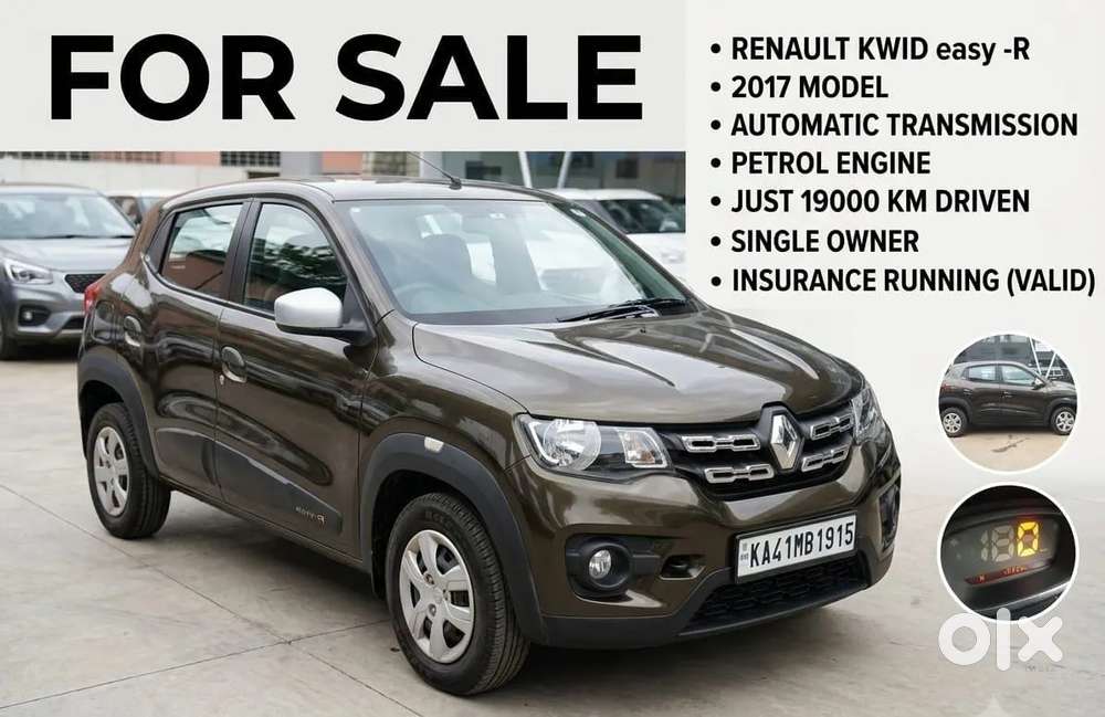 Renault Kwid 2019-ongoing 1.0 Rxl Amt, 2017, Petrol