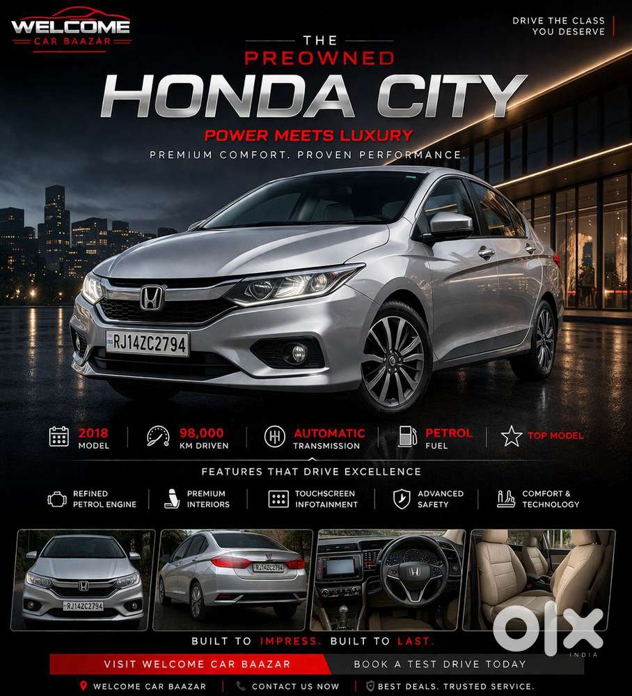 Honda City, 2018, Petrol