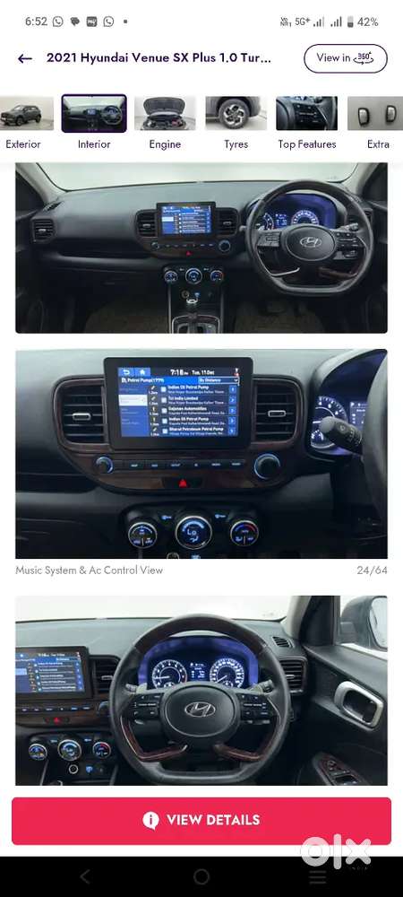 Hyundai Venue 2021 Petrol Well Maintained