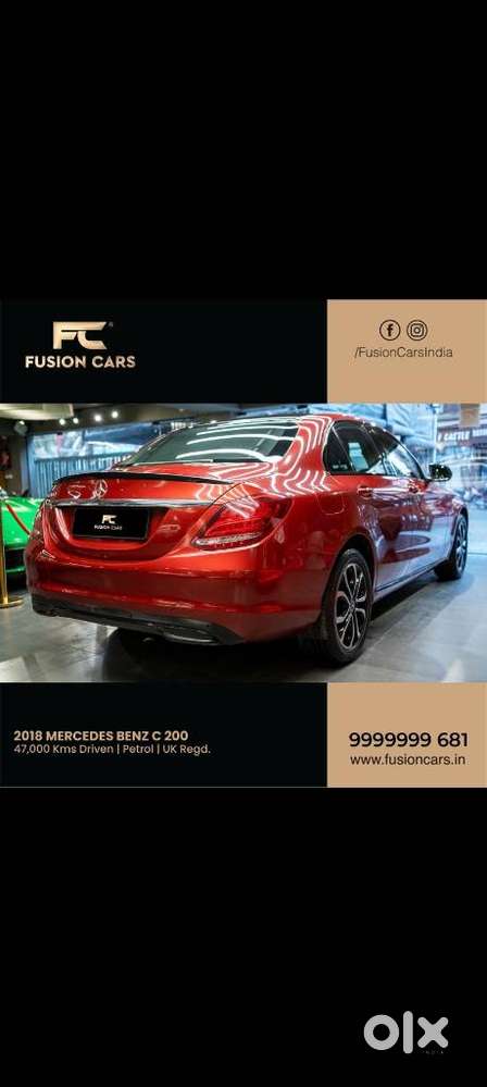 Mercedes-benz C-class C 200, 2018, Petrol