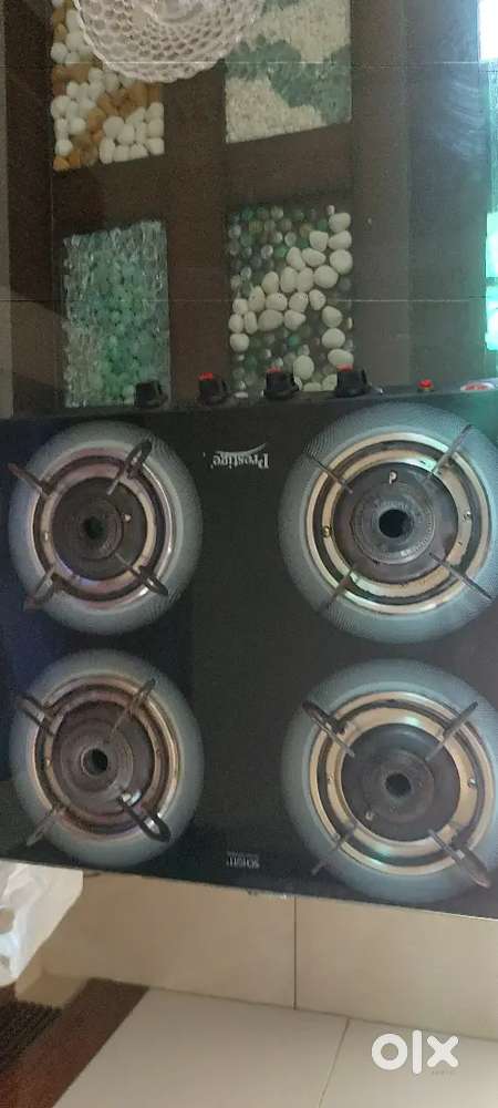 Gas stove glass stove modern