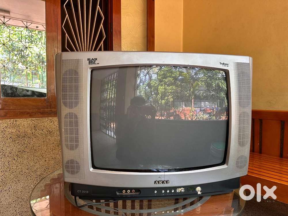 Vintage Akai CRT television