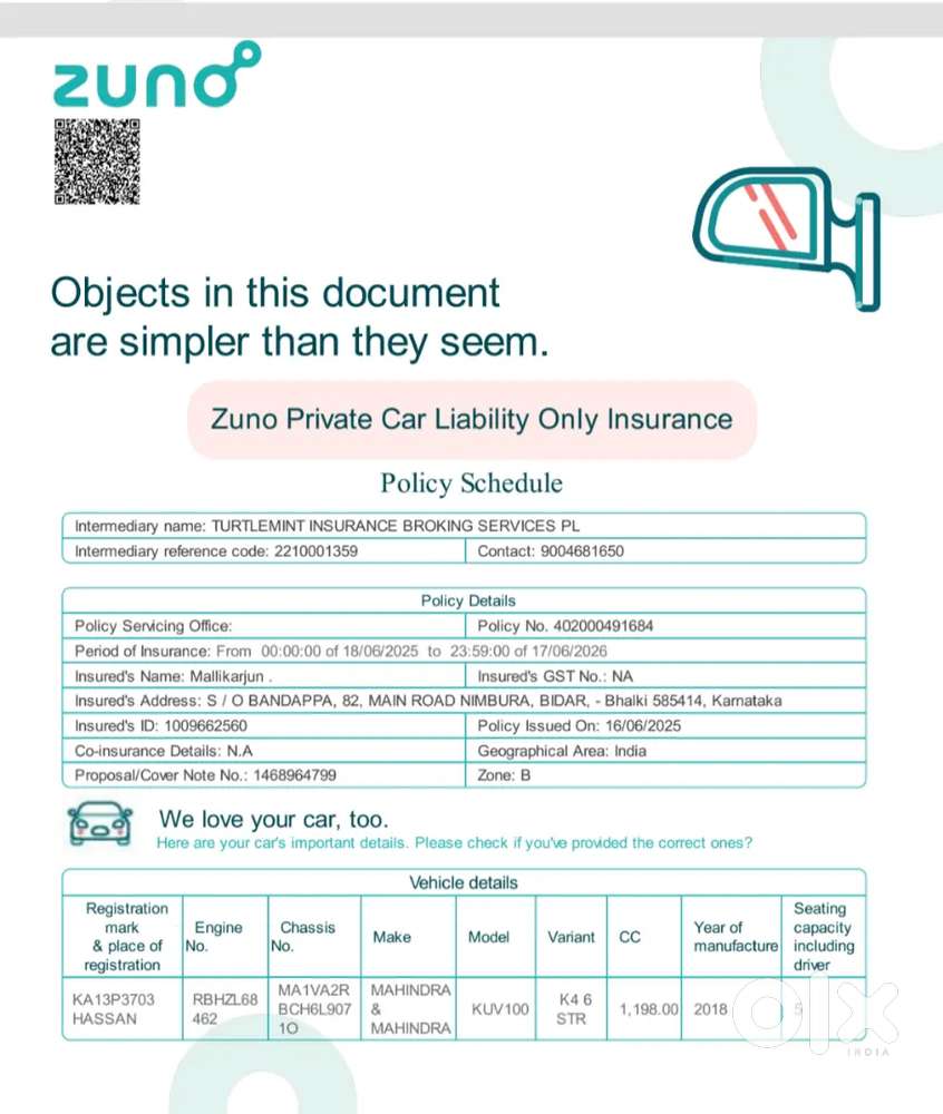 Mint Condition Family Car