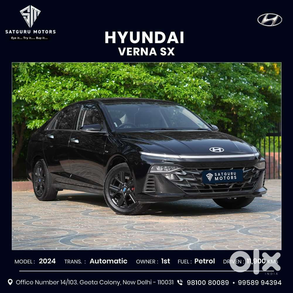 Hyundai Verna Sx 1.5 Petrol Ivt, 2024, Petrol