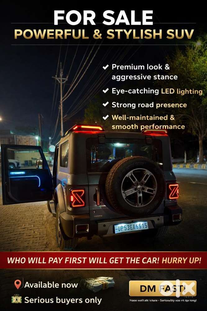 Mahindra Thar 2021 Petrol Well Maintained