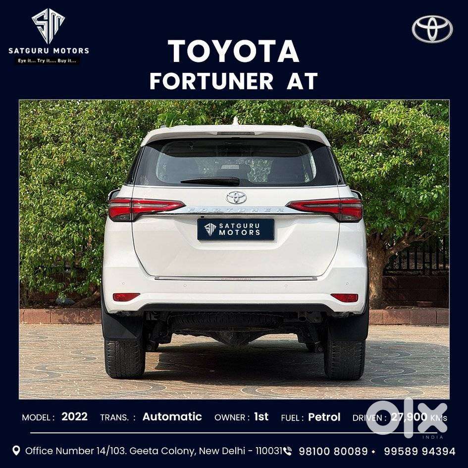 Toyota Fortuner 4x2 At 2.7 Petrol, 2022, Petrol