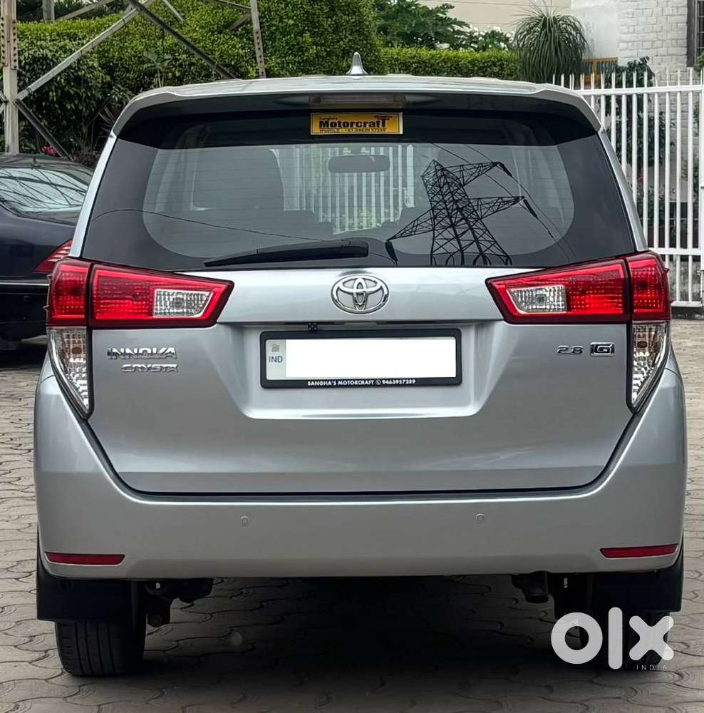 Toyota Innova Crysta 2.8 Gx 2018 At 69000 Kms Chandigarh Registration.