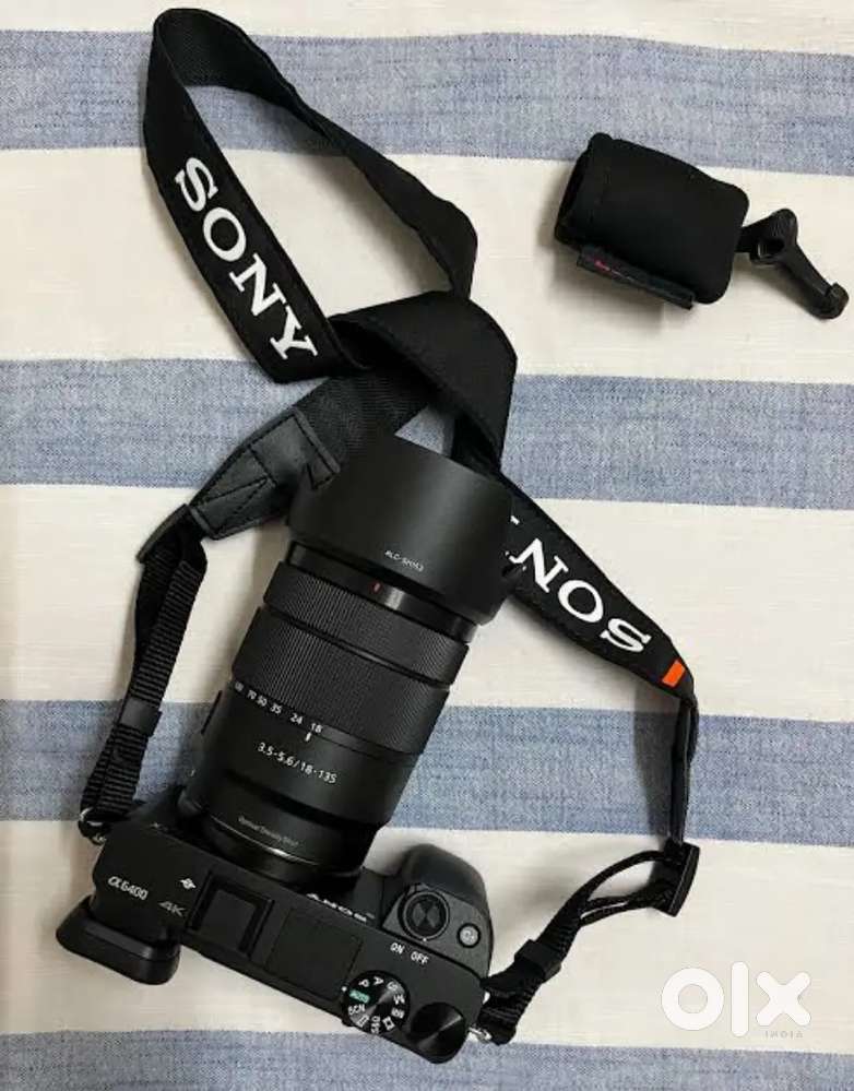 SONY A6400 (Body+ lens+ Godox flash) Big Bag and all Accessories