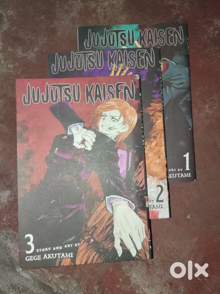 Jujutsu kaisen vol 1-3 manga brand new