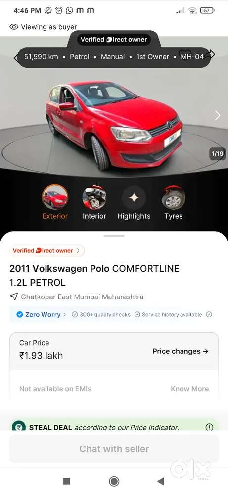 Volkswagen Polo 2011 Petrol Well Maintained