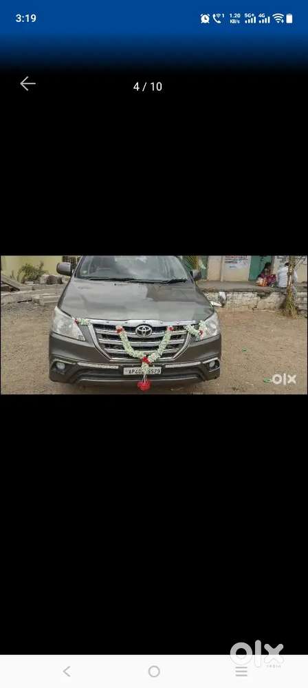Toyota Innova 2012 Diesel Manual 340 Km
