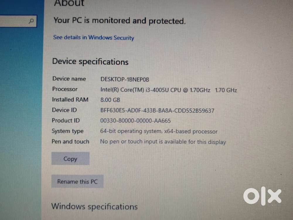 Dell laptop