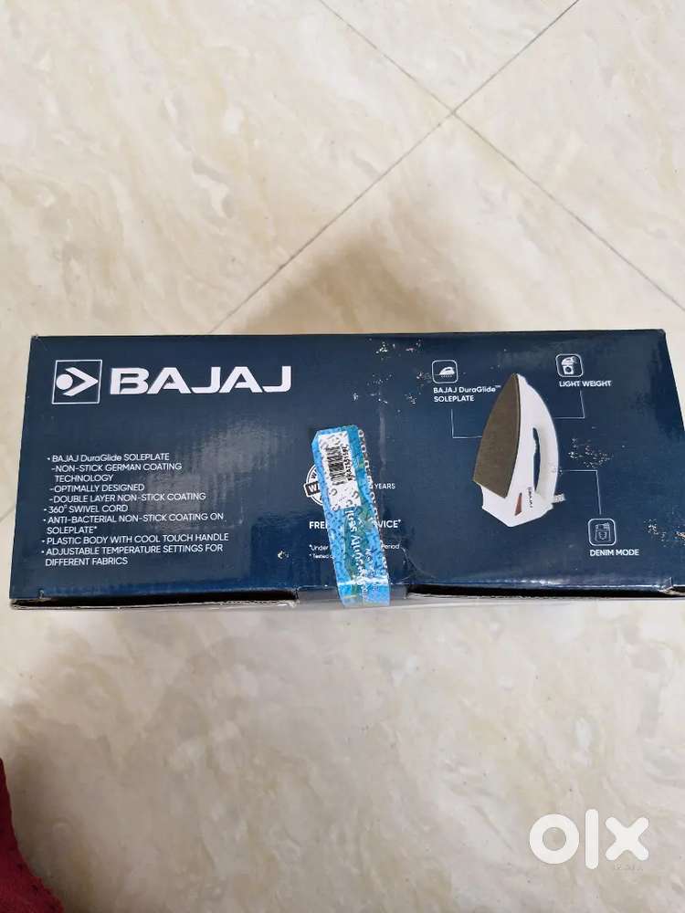Bajaj majesty iron in new condition