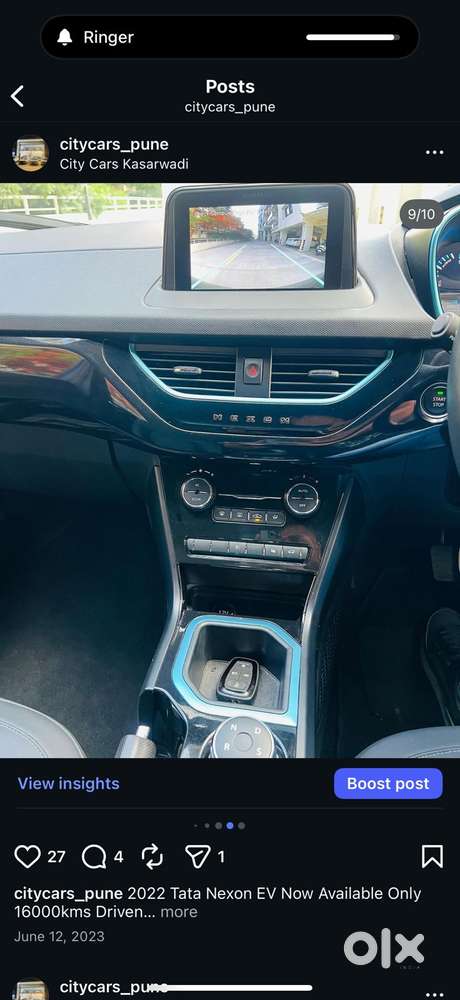 Tata Nexon Ev Xz Plus Dark Edition, 2022, Electric