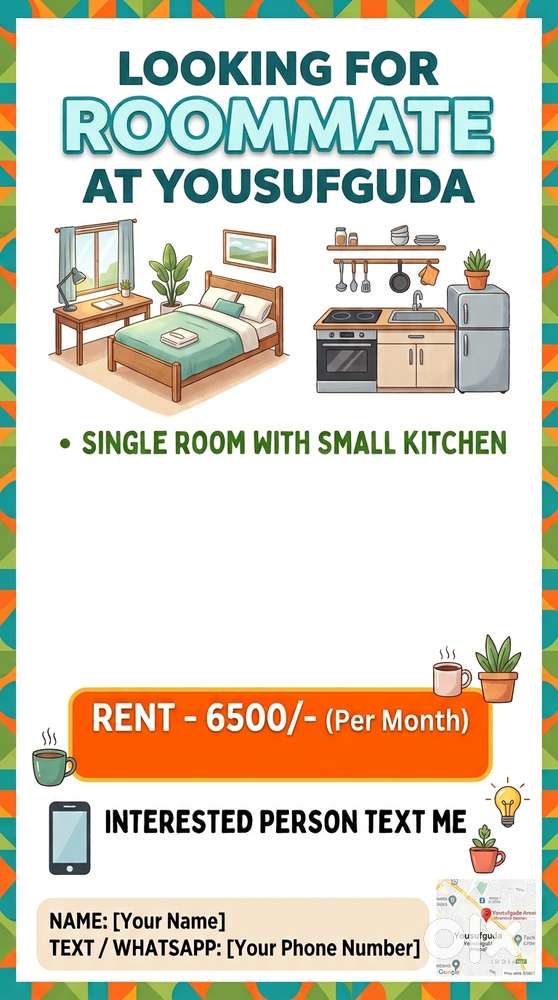 Looking For Roommate At - Yousufguda